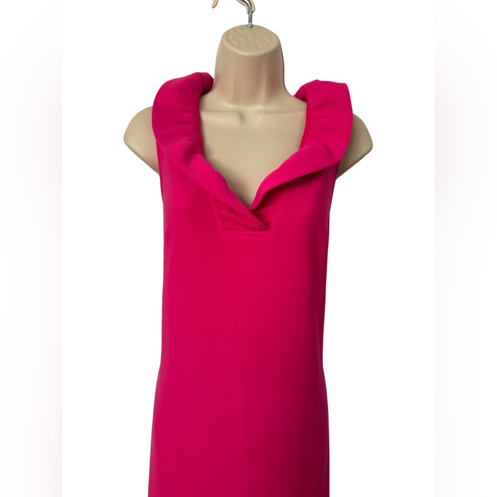 Joseph Ribkoff Fuchsia ruffle Dress - Picture 8 of 14